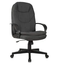 Кресло руководителя Бюрократ CH-868LT Fabric серый 38-417 крестов. пластик